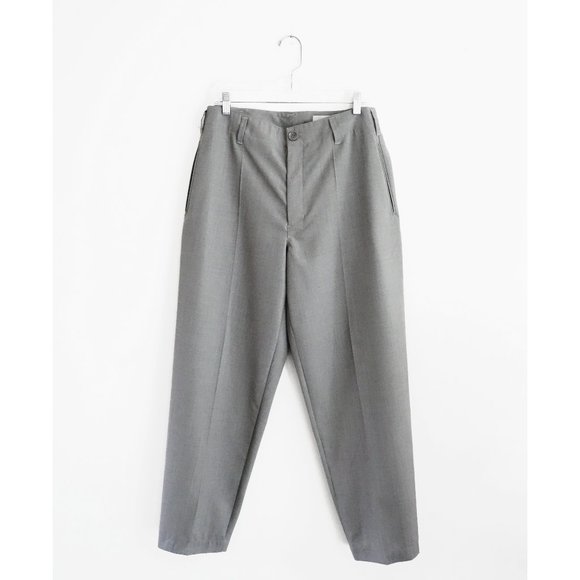 Lemaire Light Grey Thin Wool Buckleback Tapered Pants Trousers FR 48 US 32 NWOT - Picture 3 of 11